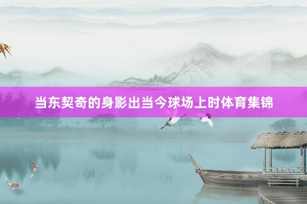 当东契奇的身影出当今球场上时体育集锦