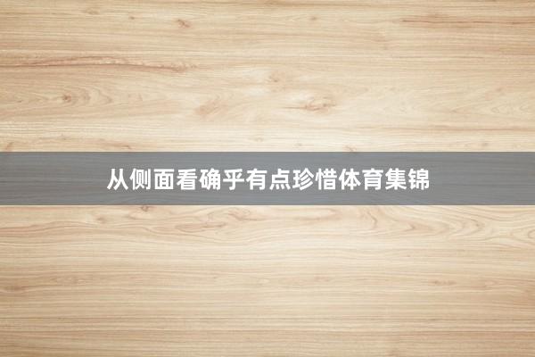 从侧面看确乎有点珍惜体育集锦