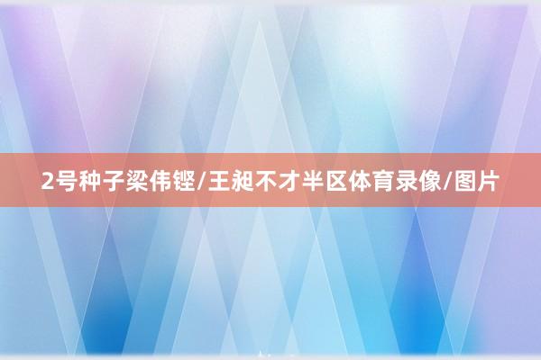 2号种子梁伟铿/王昶不才半区体育录像/图片