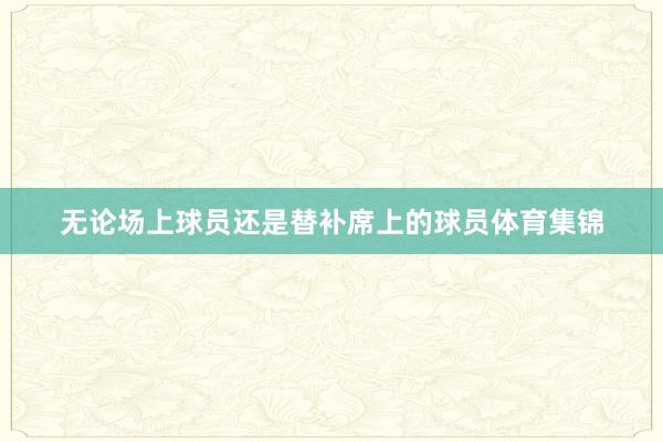 无论场上球员还是替补席上的球员体育集锦
