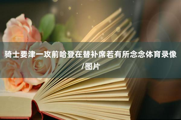 骑士要津一攻前哈登在替补席若有所念念体育录像/图片
